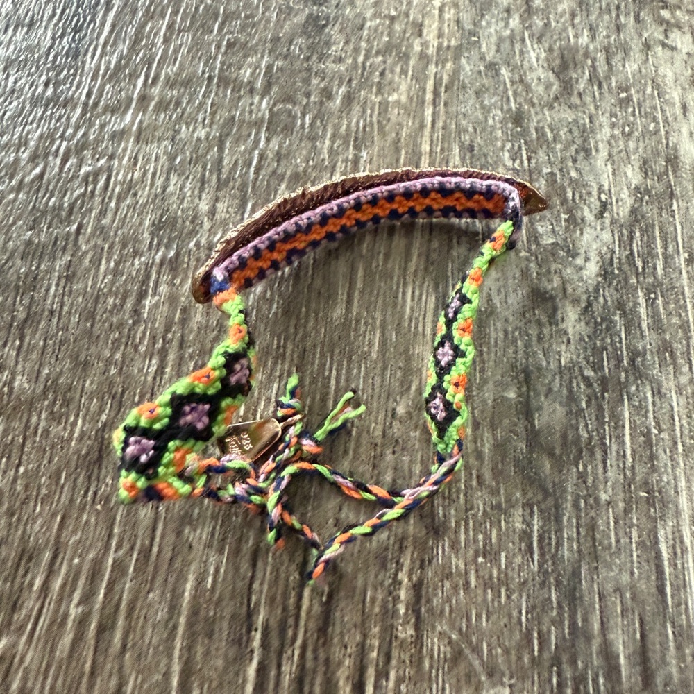 LUCY FOLK Anchovy Friendship Bracelet Rose Gold - Picture 3 of 4